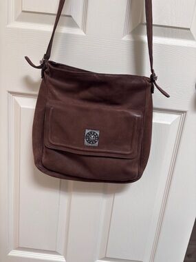 Stone Ridge Vintage Brown Leather Crossbody Bag